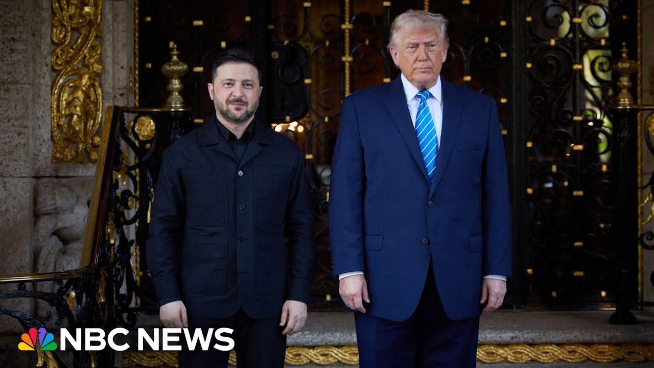 LIVE: Trump and Ukrainian President Zelenskyy hold press conference | NBC
