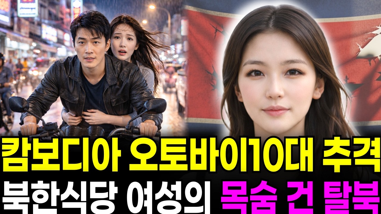 캄보디아 오토바이 10대 추격전, 북한식당 여성의 목숨 건 탈북스토리
