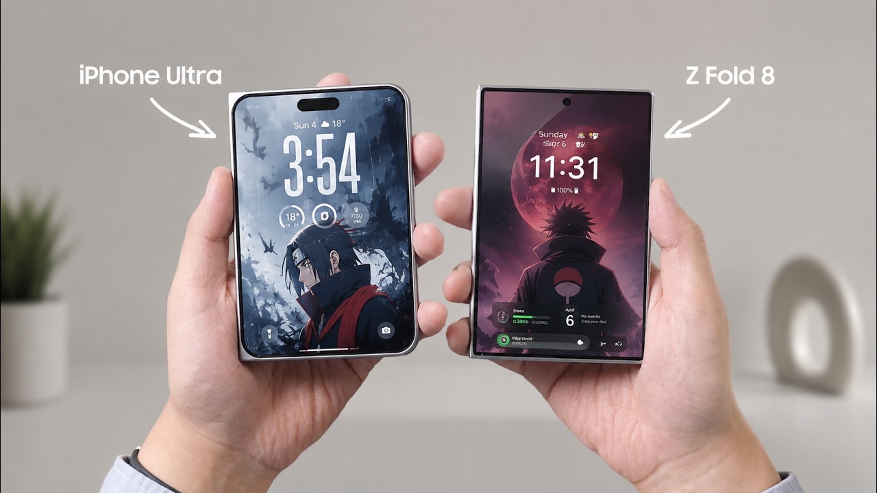 iPhone Ultra против Samsung Galaxy Z Fold 8 (широкий) &mdash; победитель очевиден!