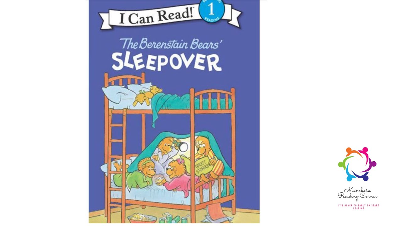 Kid Read Aloud Book: The Berenstain Bears Sleepover Reading Level 1 by Jan & Mike Berenstain