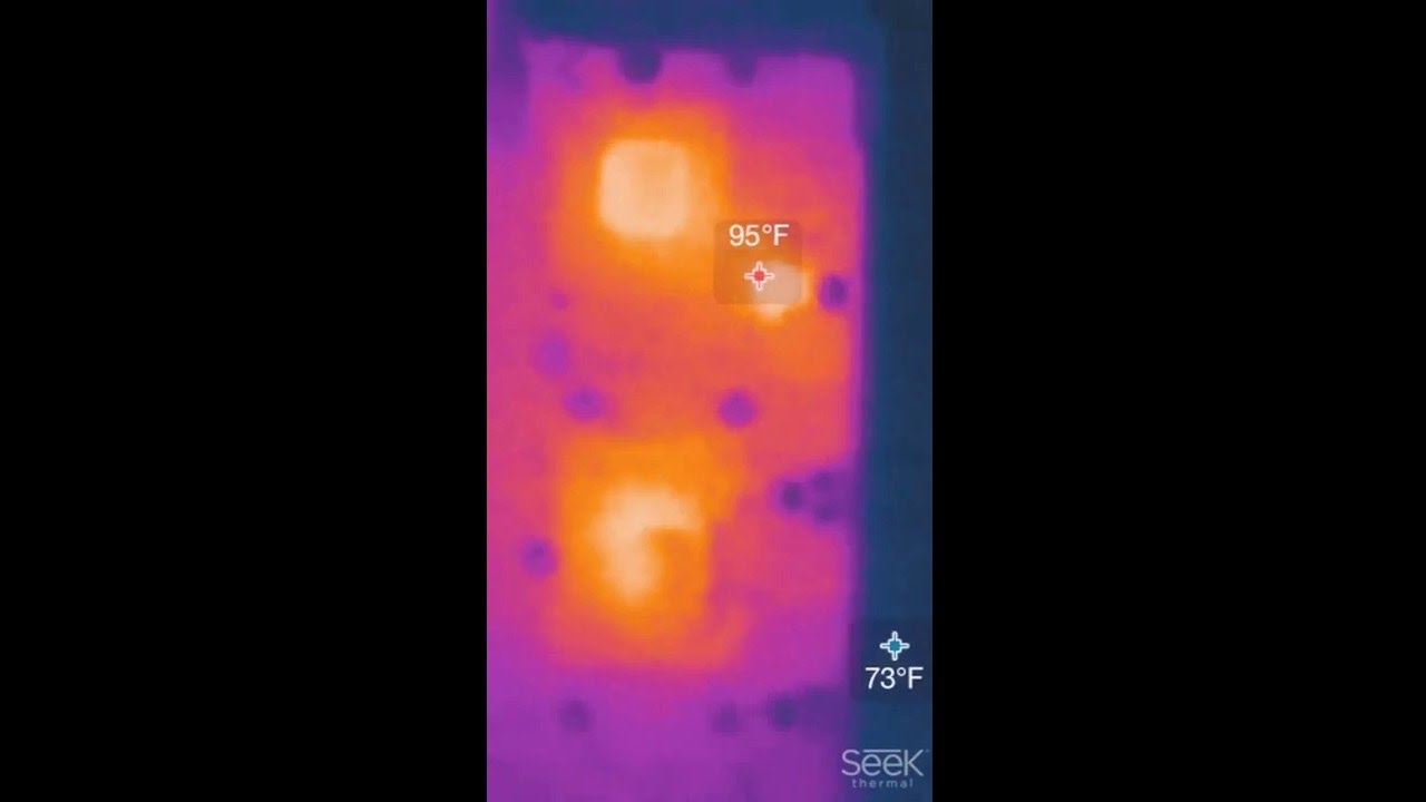 (CleverTech) Using thermal imaging to locate short circuit in a1425 retina