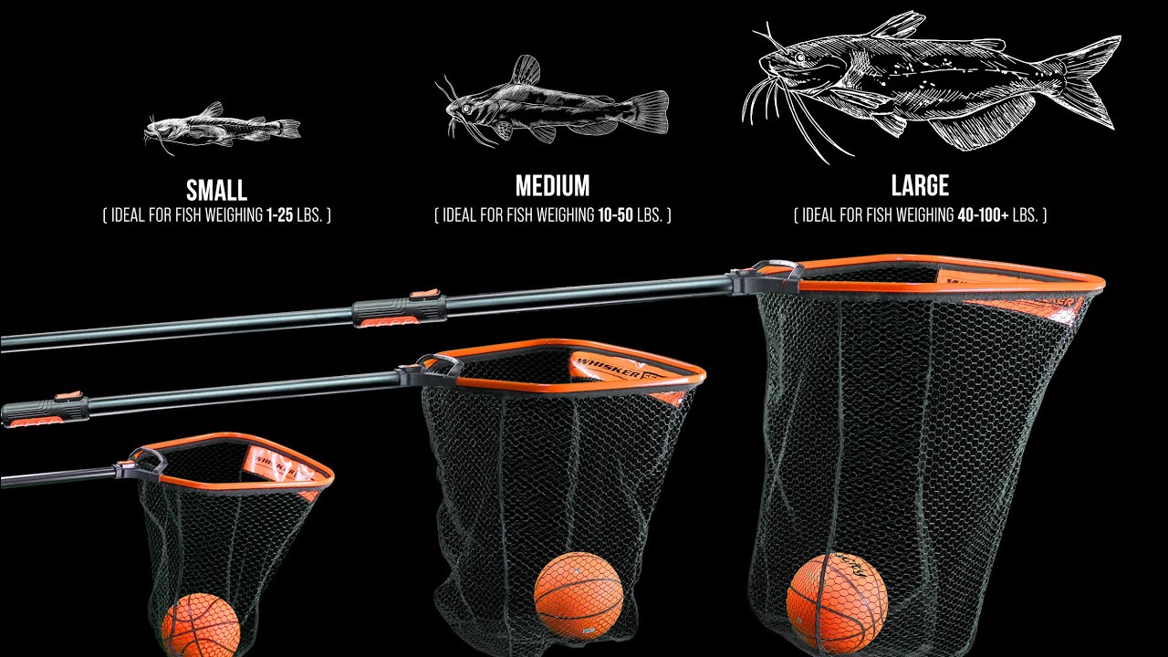 UNA DE LAS MEJORES NET PARA LA PESCA EXTENDER CATFISH LANDING whisker seeker tackle.