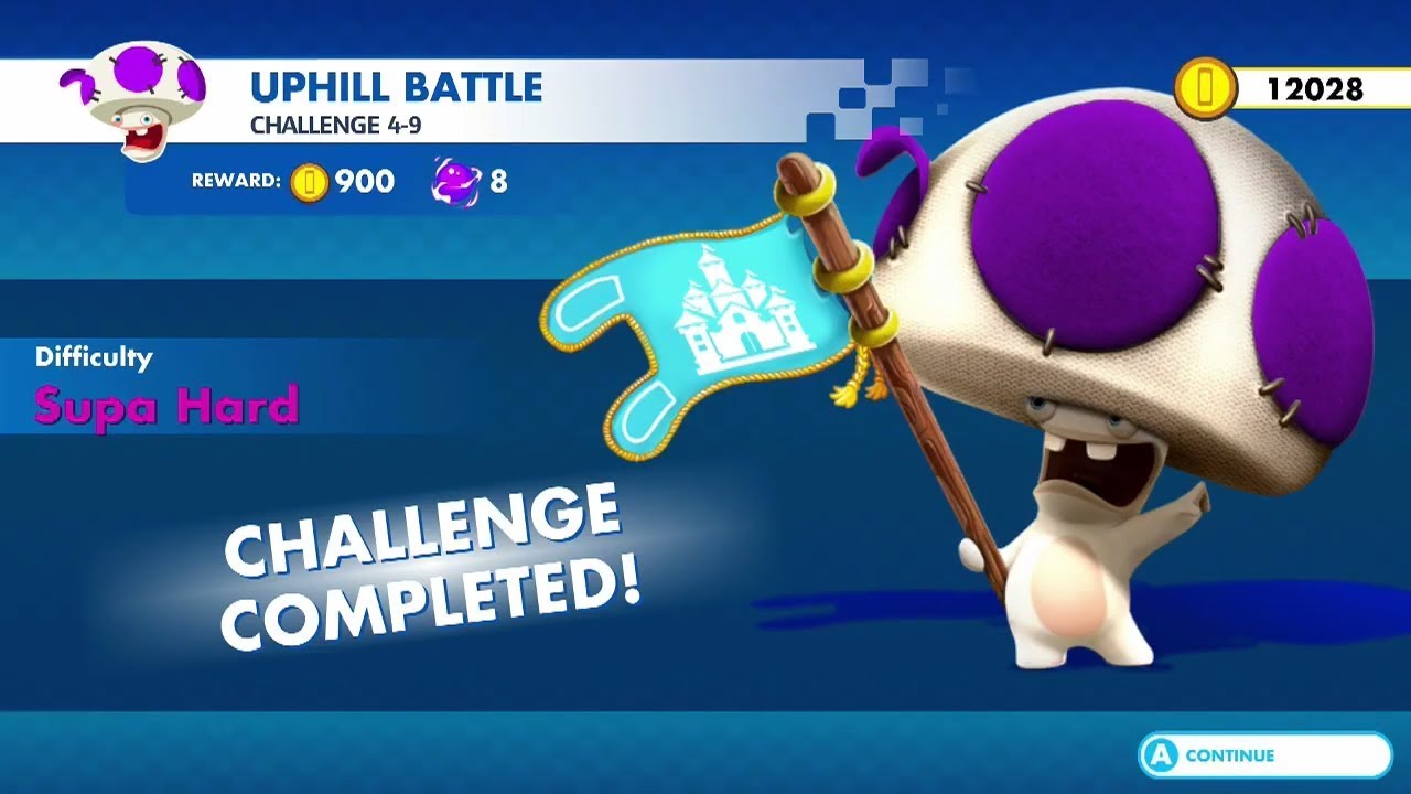 Mario + Rabbids Kingdom Battle | Challenge 4-9 Uphill Battle