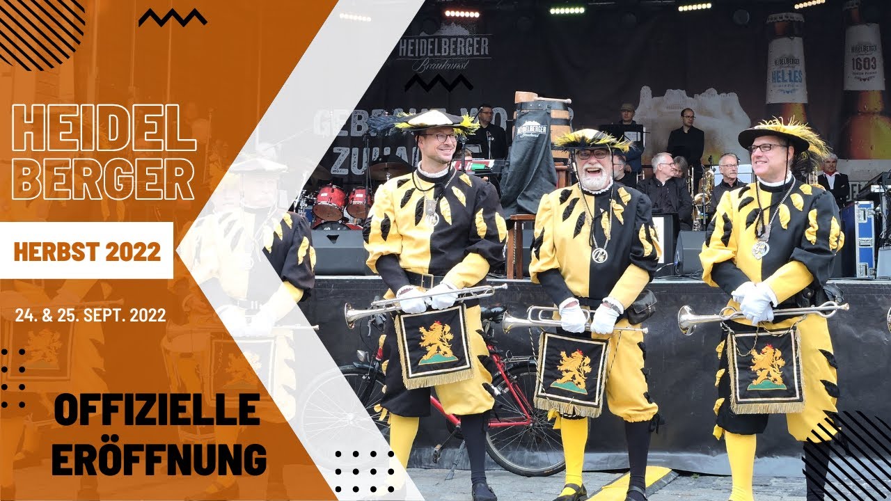 HEIDELBERGER HERBST 2022 : Offizielle Eröffnung am Marktplatz