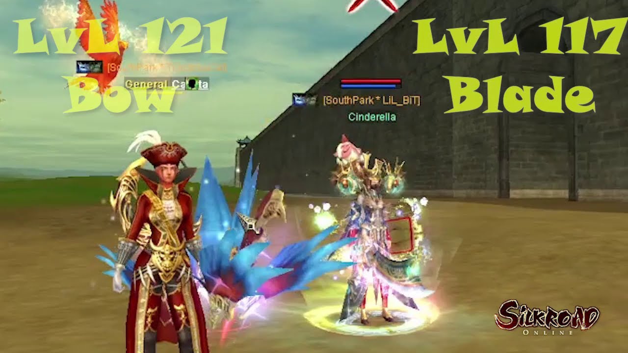 Silkroad PvP 🔥Blade vs Bow vs Spear ☢