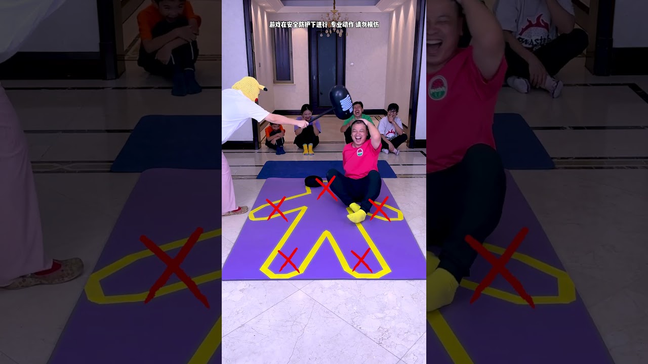 Tumbling challenge, whose body is in the frame? 