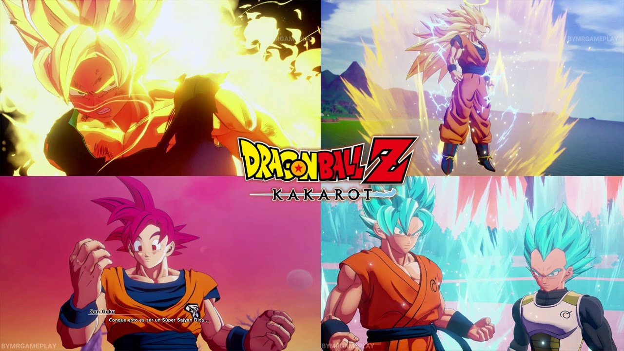 Todas las Transformaciones de Goku en Dragon Ball Z Kakarot