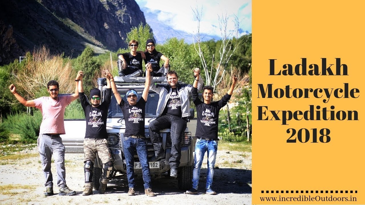 Ladakh Motorcycle Expedition - Aug 2018 | Bike Road trip | Adventure Tour in Kashmir Himalayas J&K