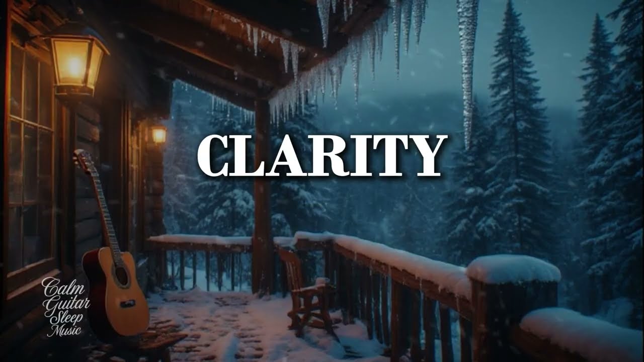 Cozy Cabin Acoustic Guitar ~ Soft Ambient Sounds for Deep Focus, Study, Relaxation & Sleep