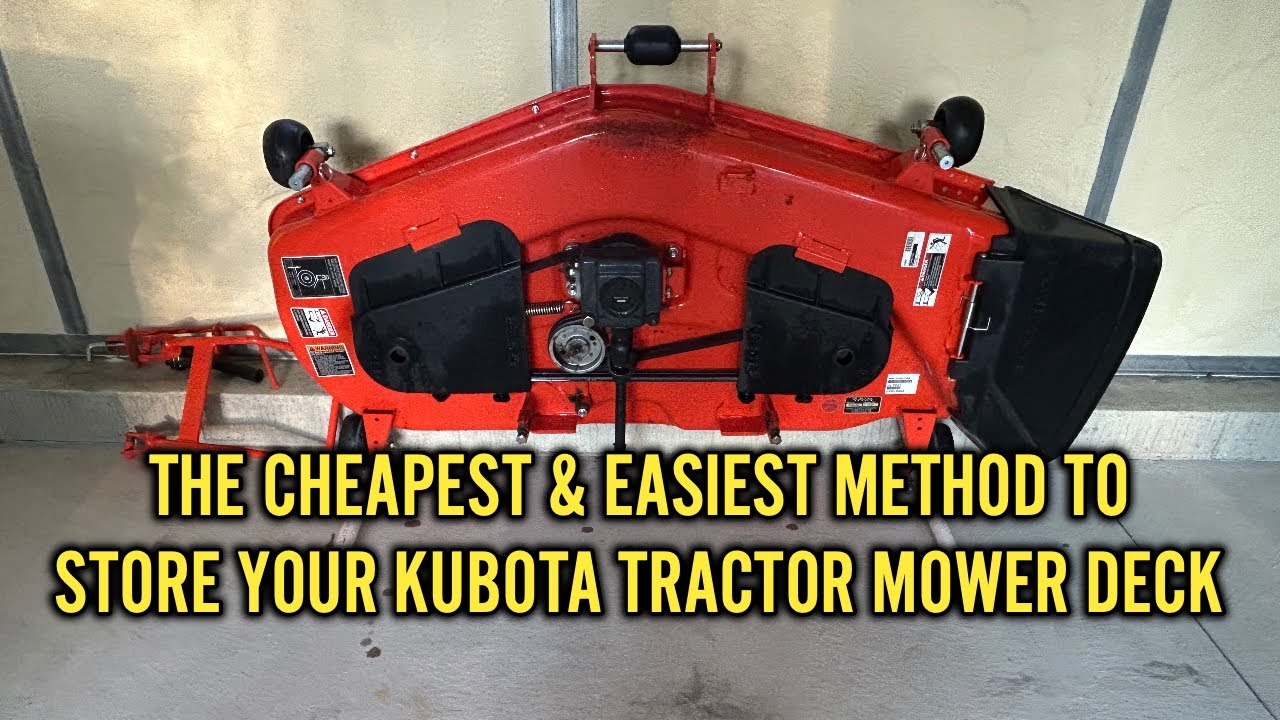 Недорогое хранилище для газонокосилки Kubota BX2680, BX2380, BX1880, BX23s, B2601, B2301.
