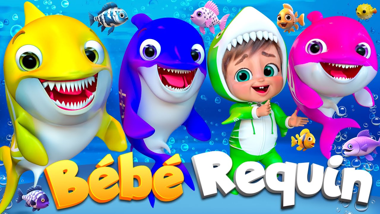 Bébé Requin Chante et Danse | Comptines Et Chansons | À Bébé Chanson @SuperLucaLEFrancais