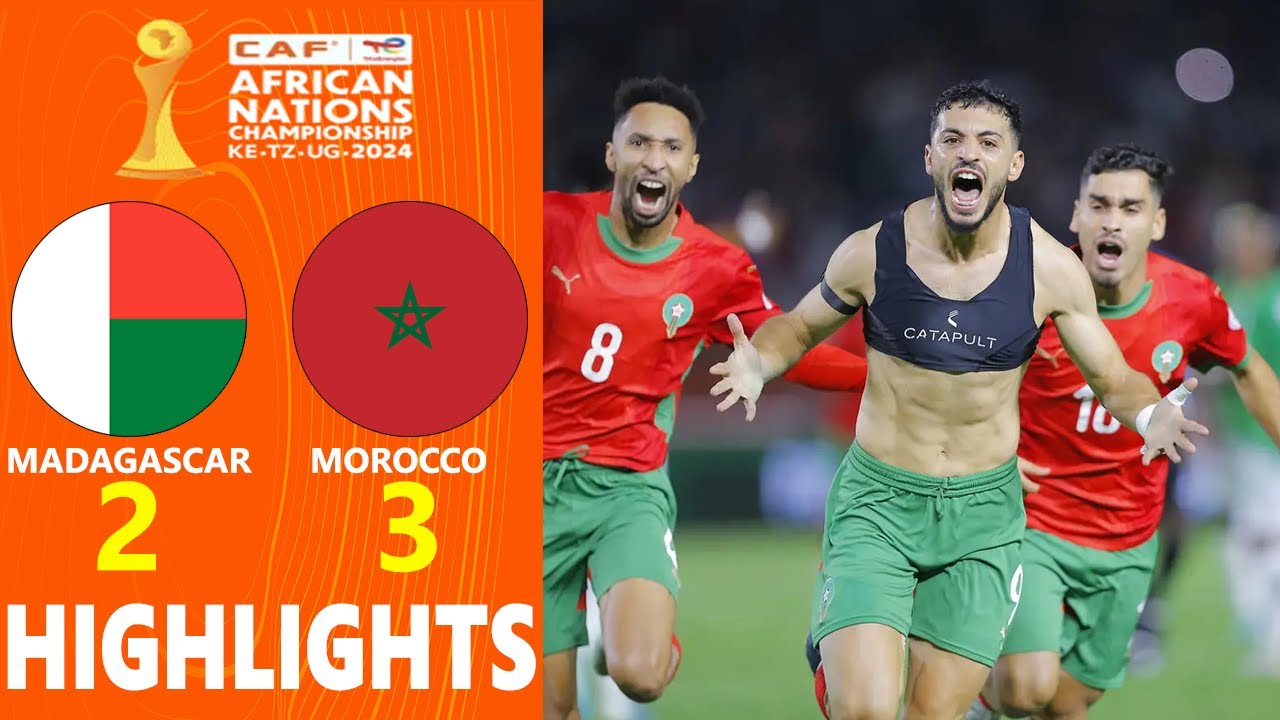 Madagascar vs Morocco Highlights 🔥 CAF African Nations Championship 2025 Final