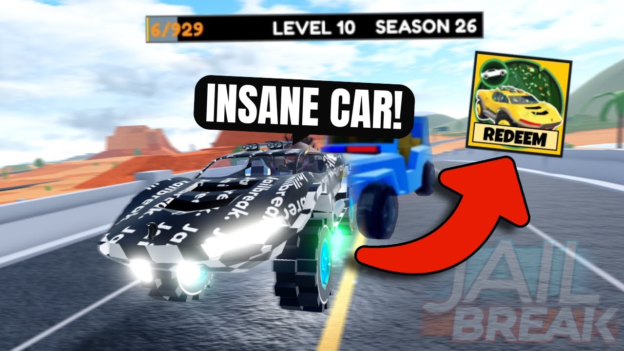 UNLOCKING THE NEW SEASON 26 CAR(COBRA) IN ROBLOX JAILBREAK