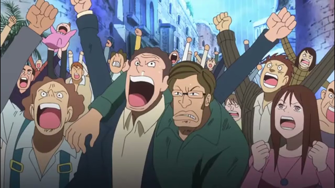 Luffy and Doflamingo FINAL BLOW, Epic moment