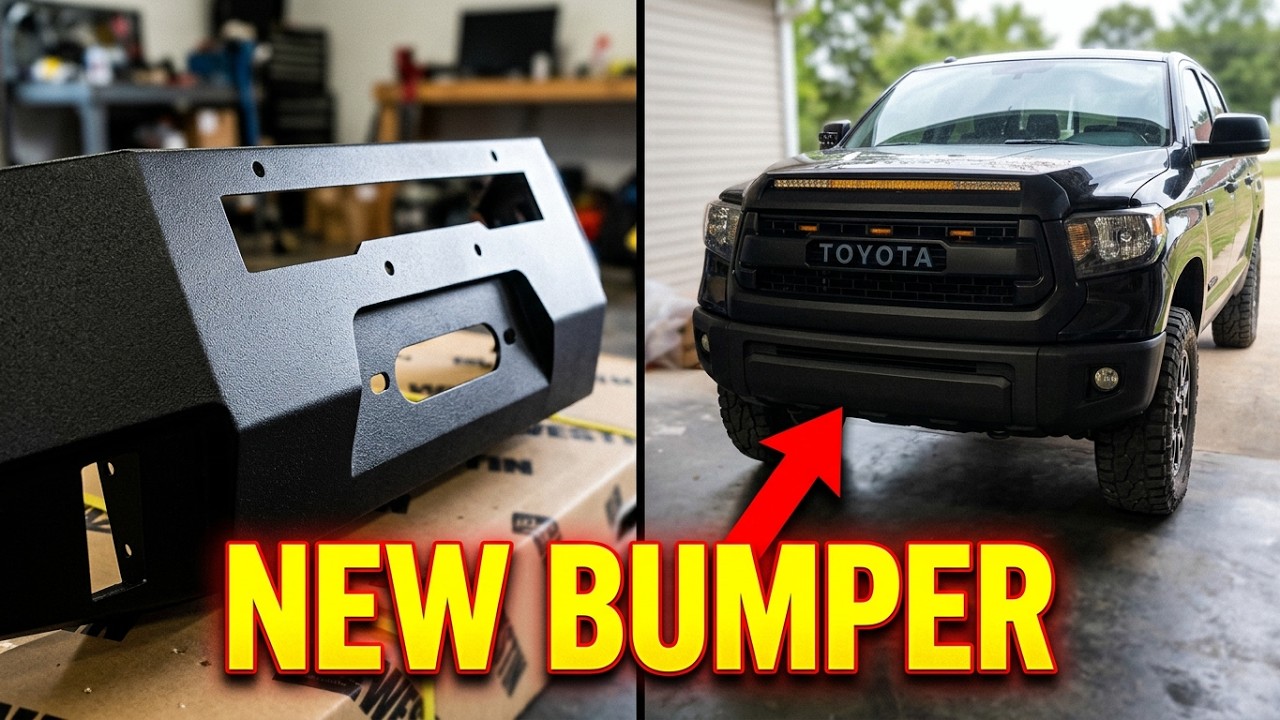 Как установить передний бампер Westin Automotive Pro Series на Toyota Tundra 2014+