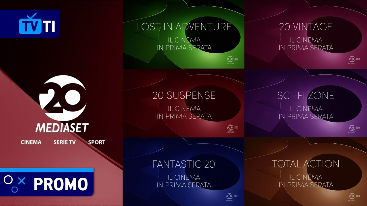 Raccolta promo di rete | 20 Mediaset HD | 2024