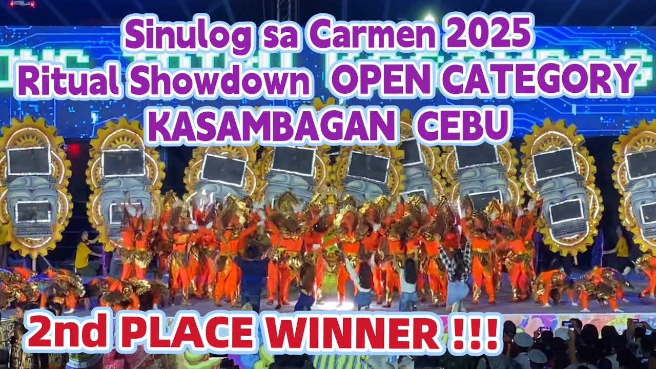 Sinulog sa Carmen 2025 KASAMBAGAN 2nd PLACE WINNER Ritual Showdown OPEN CATEGORY Dance Festival Cebu
