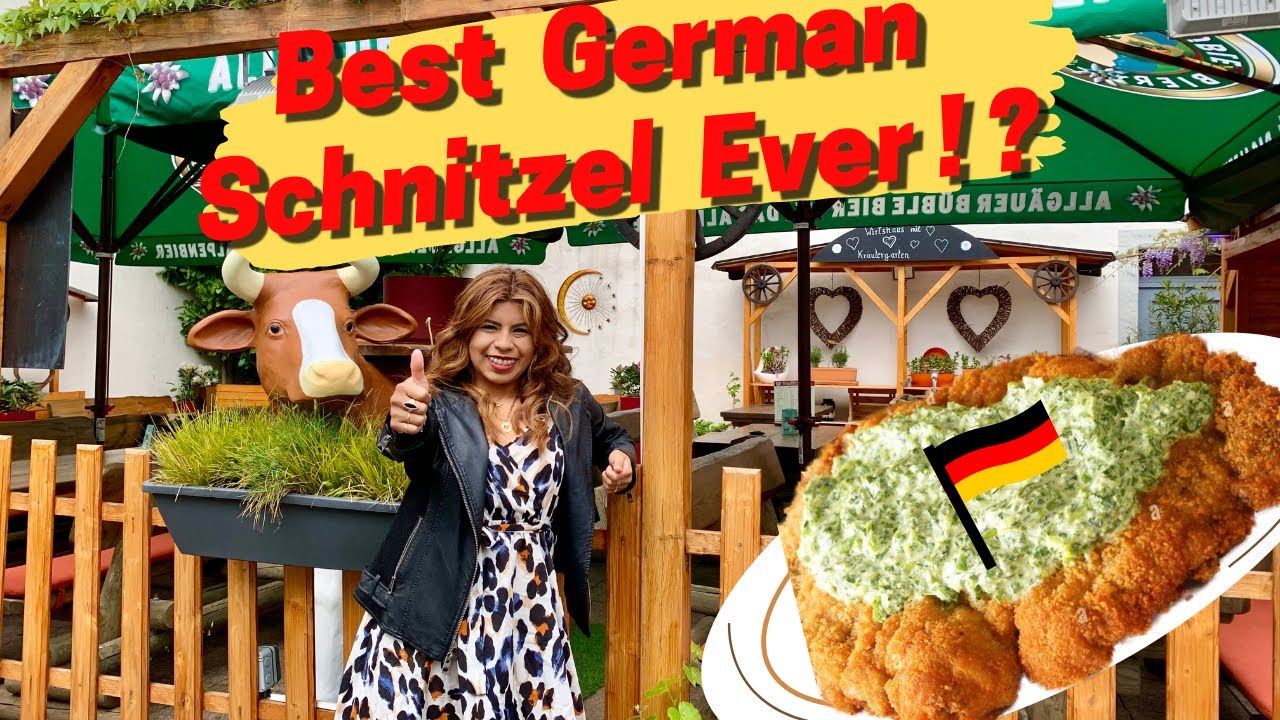 BEST SCHNITZEL in Germany?! | FRANKFURT GREEN SAUCE 💚 Style Schnitzel