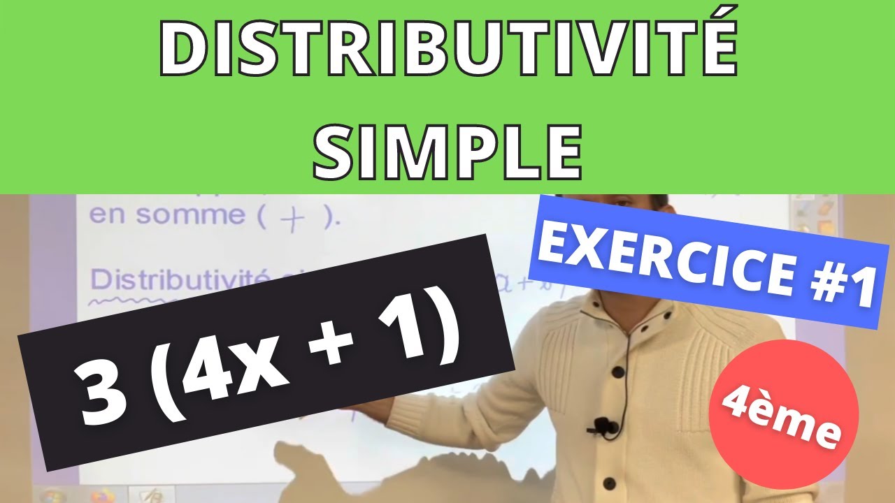 D&eacute;velopper une expression litt&eacute;rale (distributivit&eacute; simple) : exercice corrig&eacute;