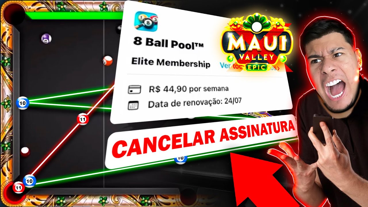 FUI OBRIGADO A FAZER ISSO!! CANCELEI MINHA ASSINATURA NA MESA DE 2 BILHÕES 🤬 8 BALL POOL