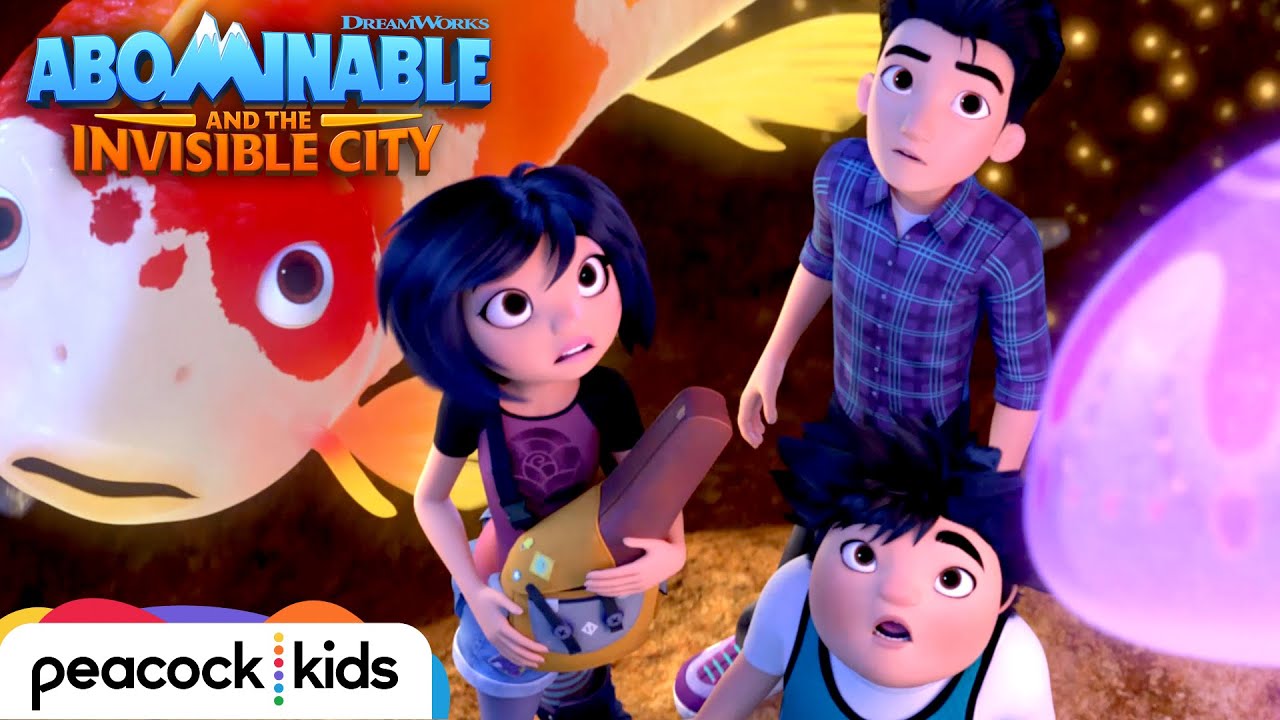 Nai Nai Saves The Koi Fish! | ABOMINABLE AND THE INVISIBLE CITY