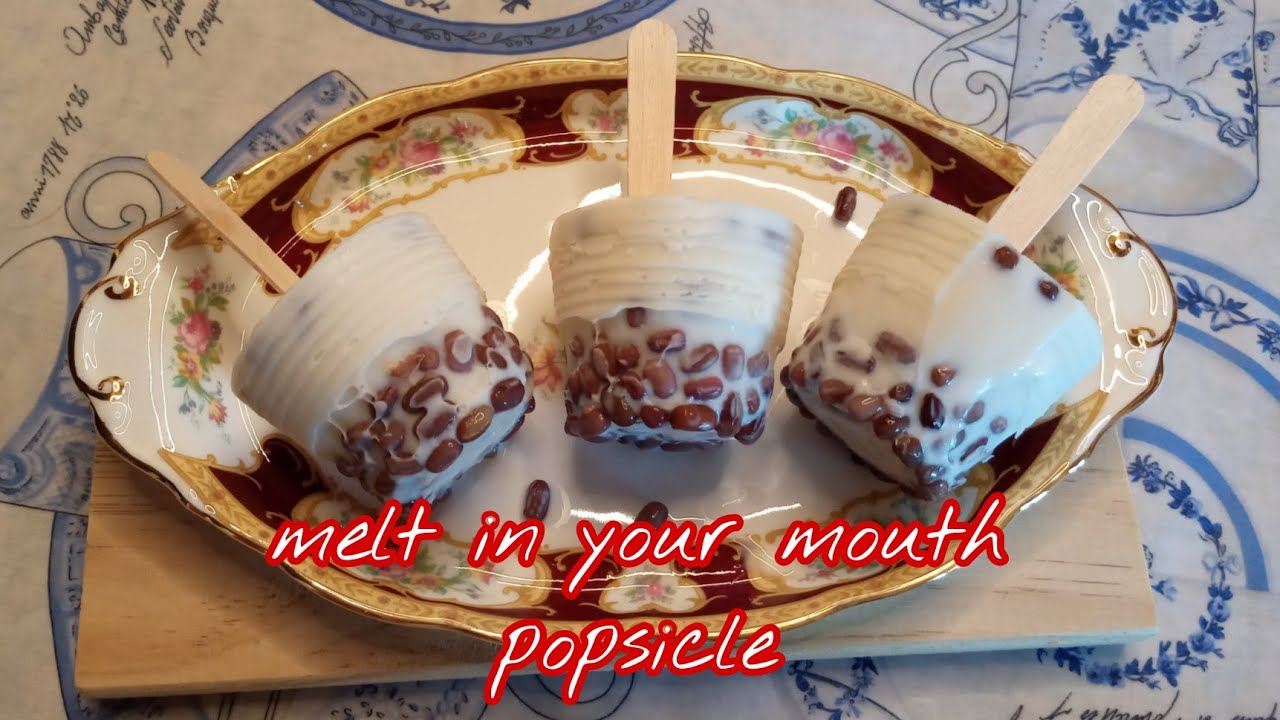 Creamy red beans popsicle/icedrop by Simply Mel