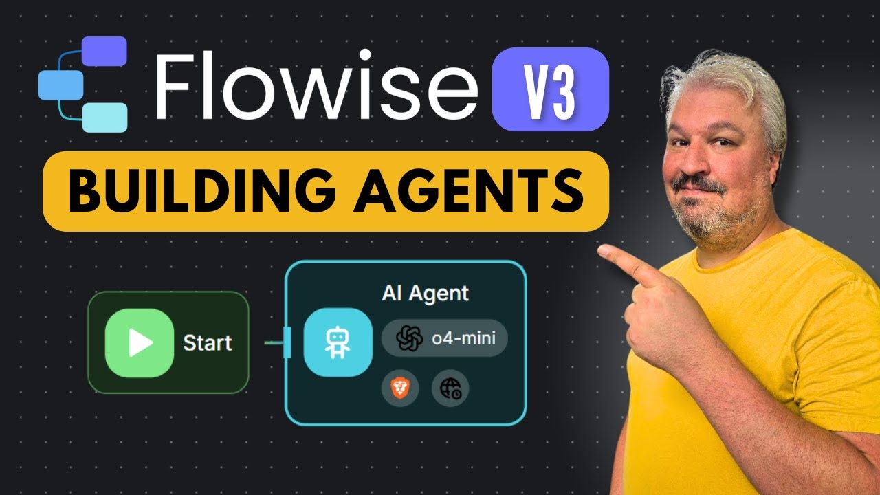 YOU WON'T BELIEVE How Simple Building AI Agents Gets with Flowise v3