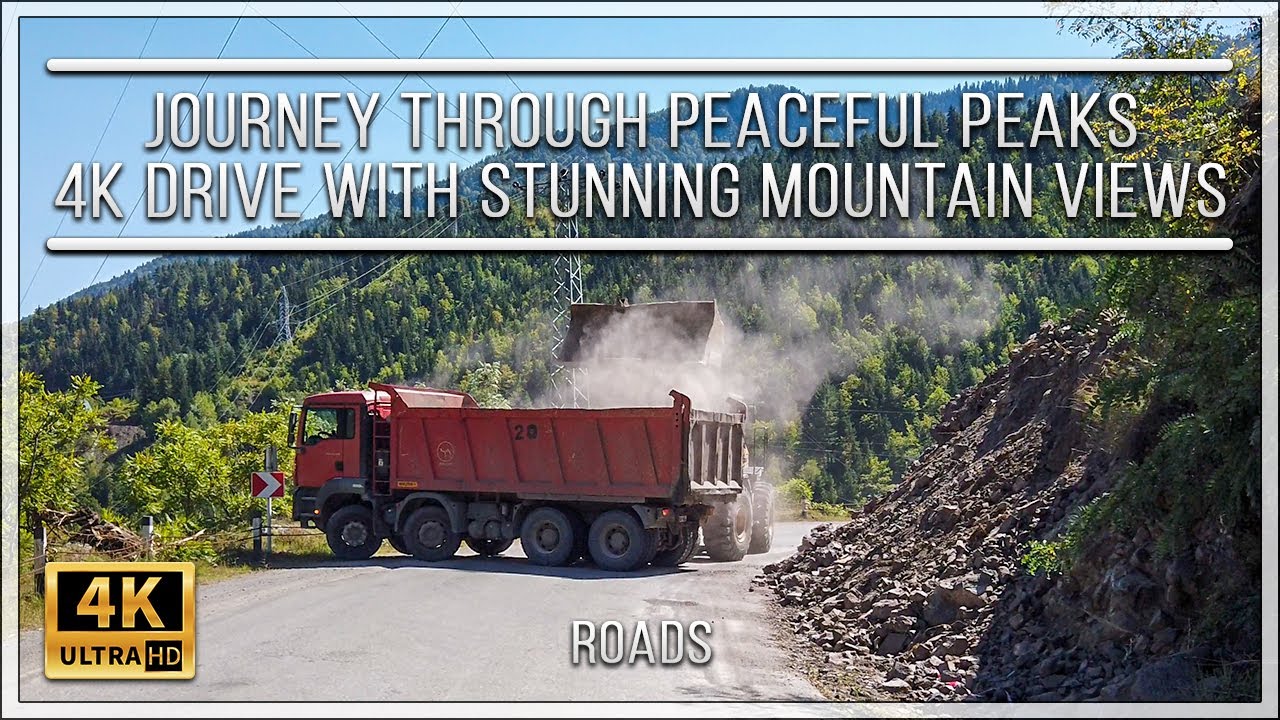 Journey Through Peaceful Peaks | 4K Drive with Stunning Mountain Views