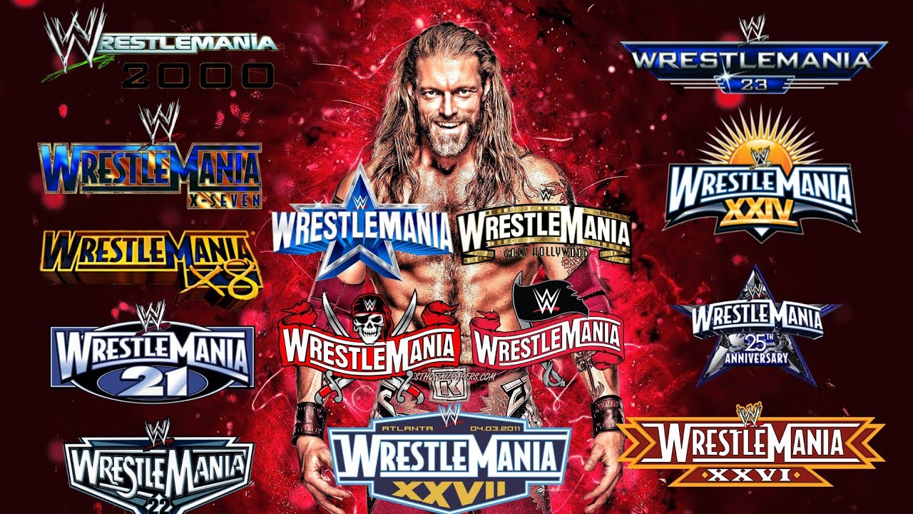 All EDGE WRESTELMANIA MATCH In WWE ( 2000_2023 ) UPDATE