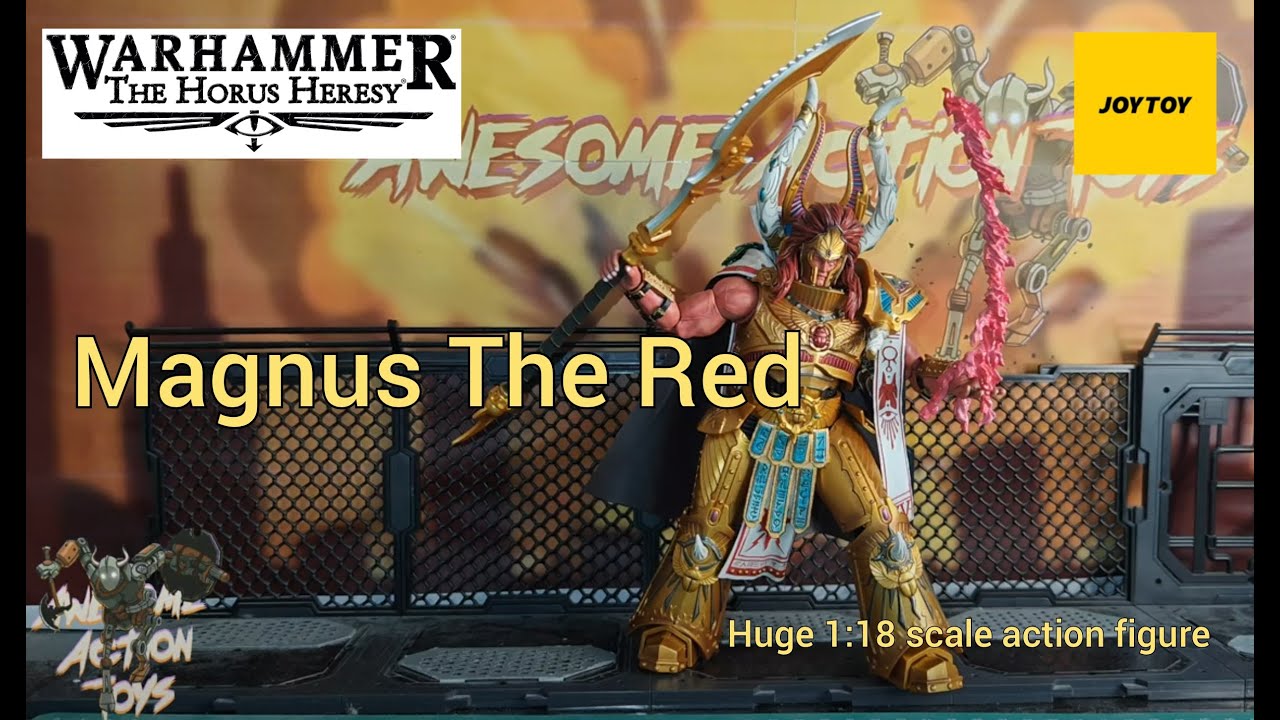 Warhammer The Horus Heresy Thousand Sons Primarch Magnus the Red 1:18 scale action figure. Awesome!