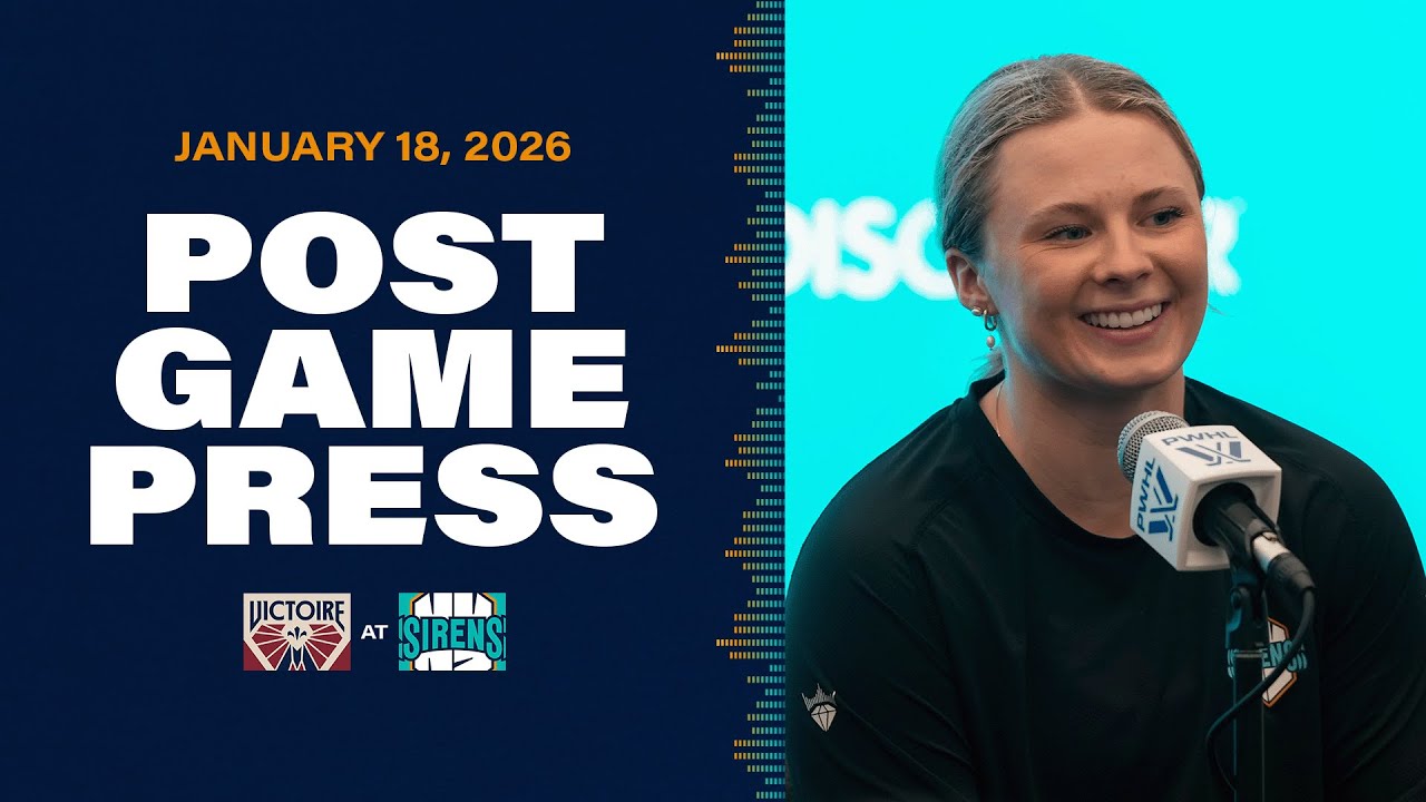 New York Sirens Postgame Press | Sarah Fillier, Greg Fargo & Paetyn Levis | January 16, 2026