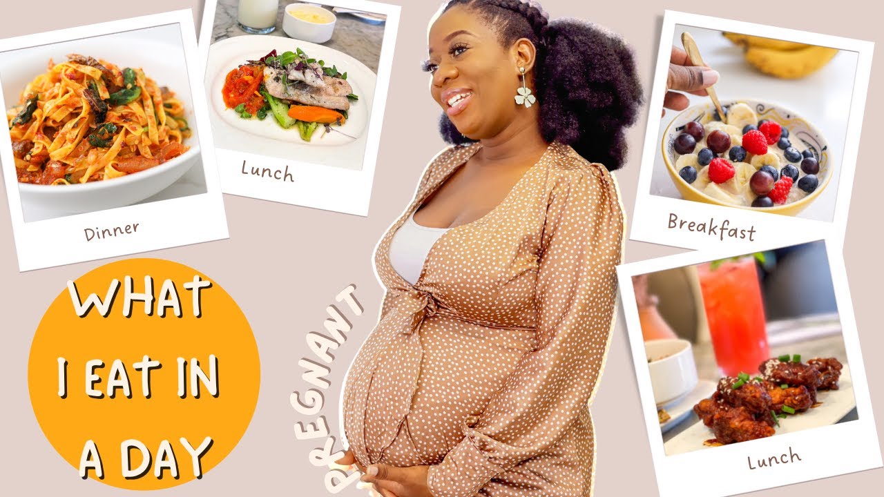 WHAT I EAT IN A DAY  PREGNANT - Recipe Ideas, Pregnancy Cravings & More