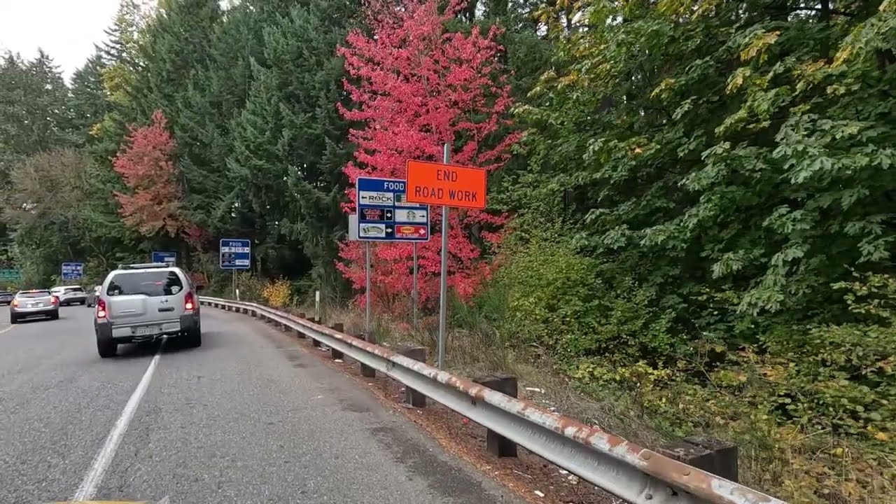 #City of Lacey Washington State USA October 24, 2025 Classic Yellow Taxi Car Ride 5K HD Cinematic