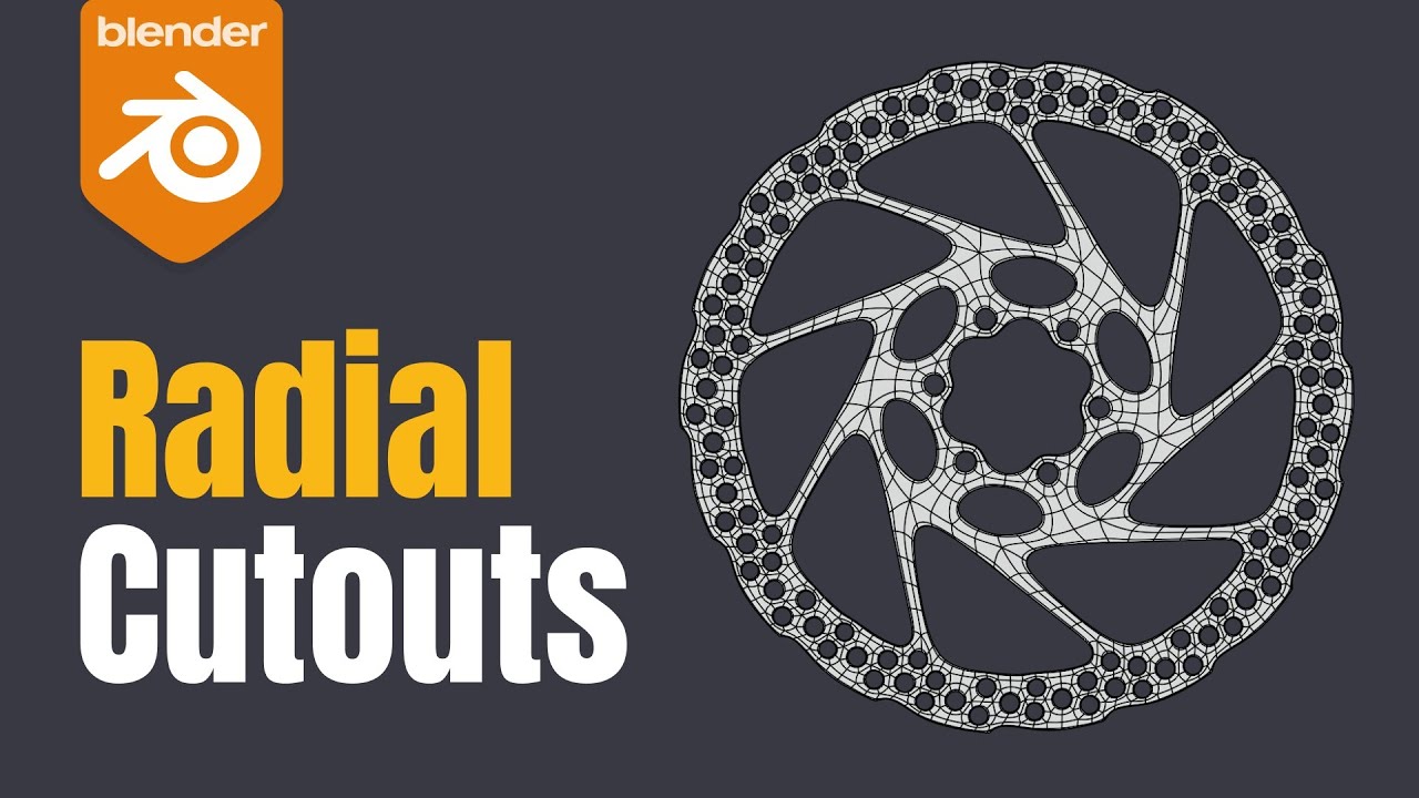 Blender Topology Tutorial: Master Radial Cutouts on Flat Surfaces