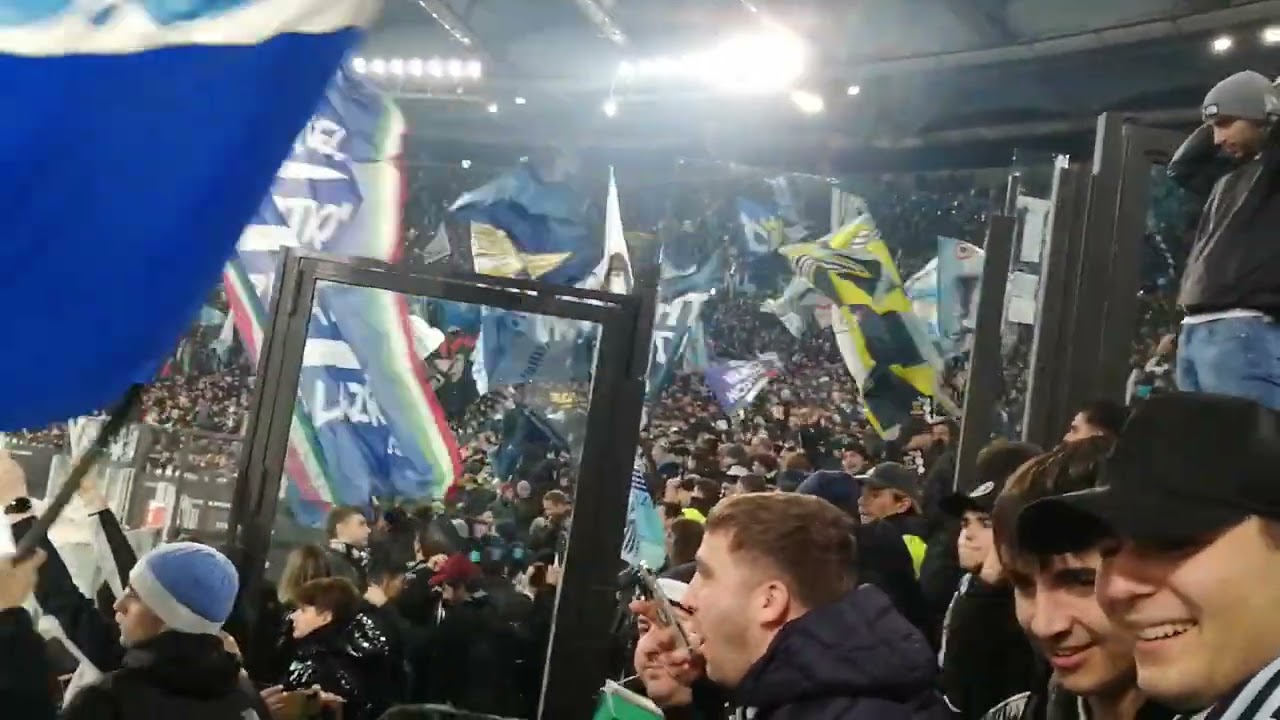 10/01/2024 C. ITALIA  LAZIO - Riomma =1-0  FESTA FINALE CON OLIMPIA SOTTO LA CURVA NORD
