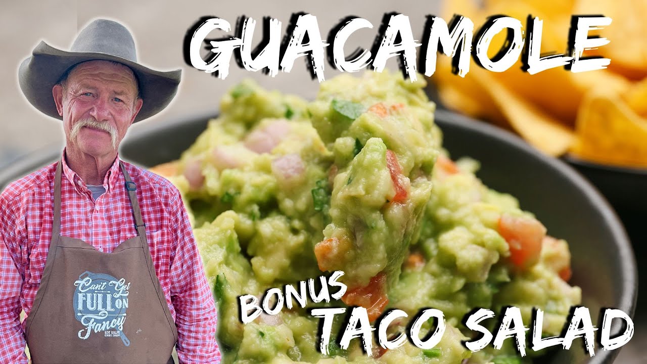 Tips for the Best Guacamole | Plus Taco Salad with Homemade Taco Bowl