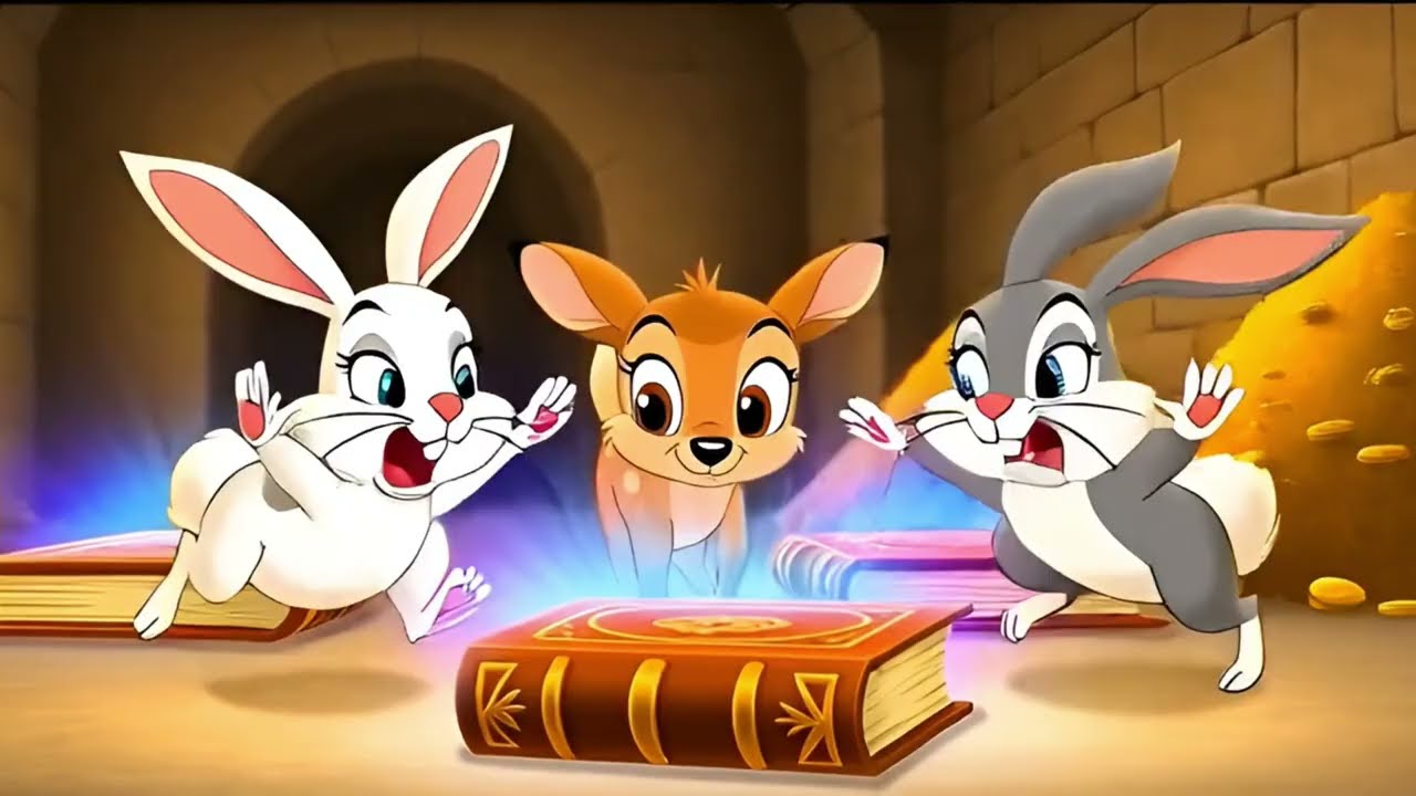 “चीकू खरगोश और जादुई जंगल का रहस्य” #SagarDas-YT #cartoon #animation #1millionviews 🐰🌳