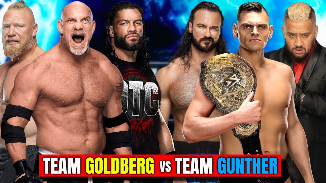 WWE 2K24 PC Gameplay Team Goldberg Vs Team Gunther