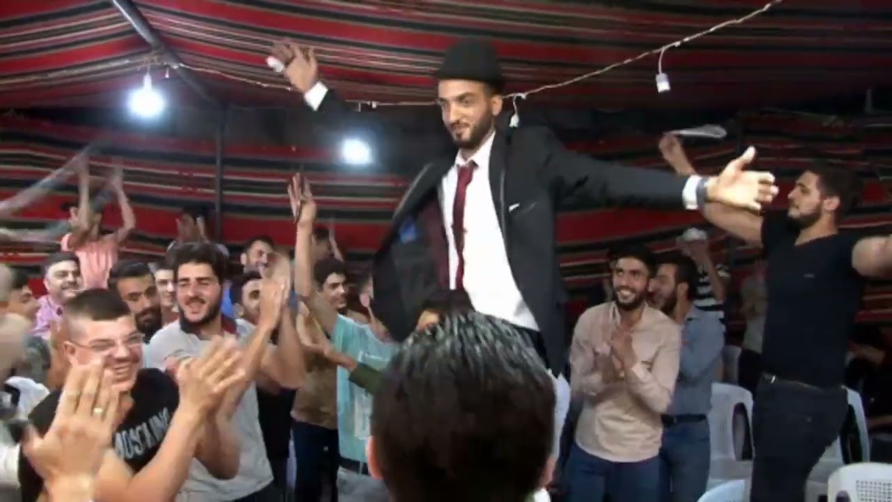 الشاعر بشار الشربجي ولشاعر حسن ماميش عرس الشاب علي البوشي ( قدسيا )