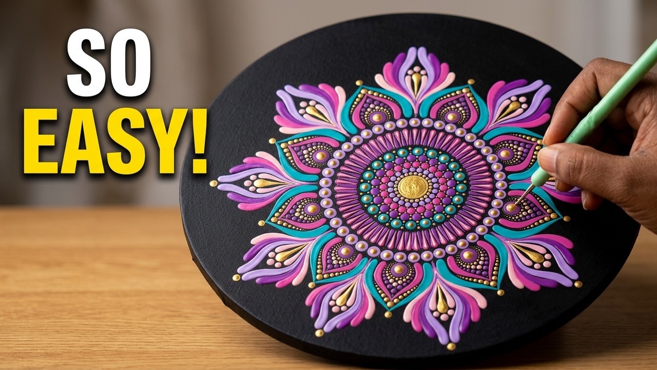 2025 Learn Dot Mandala step by step tutorial 2025 #mandala 2025