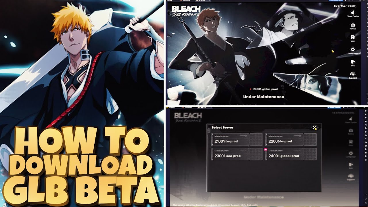 DOWNLOAD GLOBAL BETA NOW TO PLAY BLEACH SOUL REASONANCE EARLY  - Bleach Soul Resonance