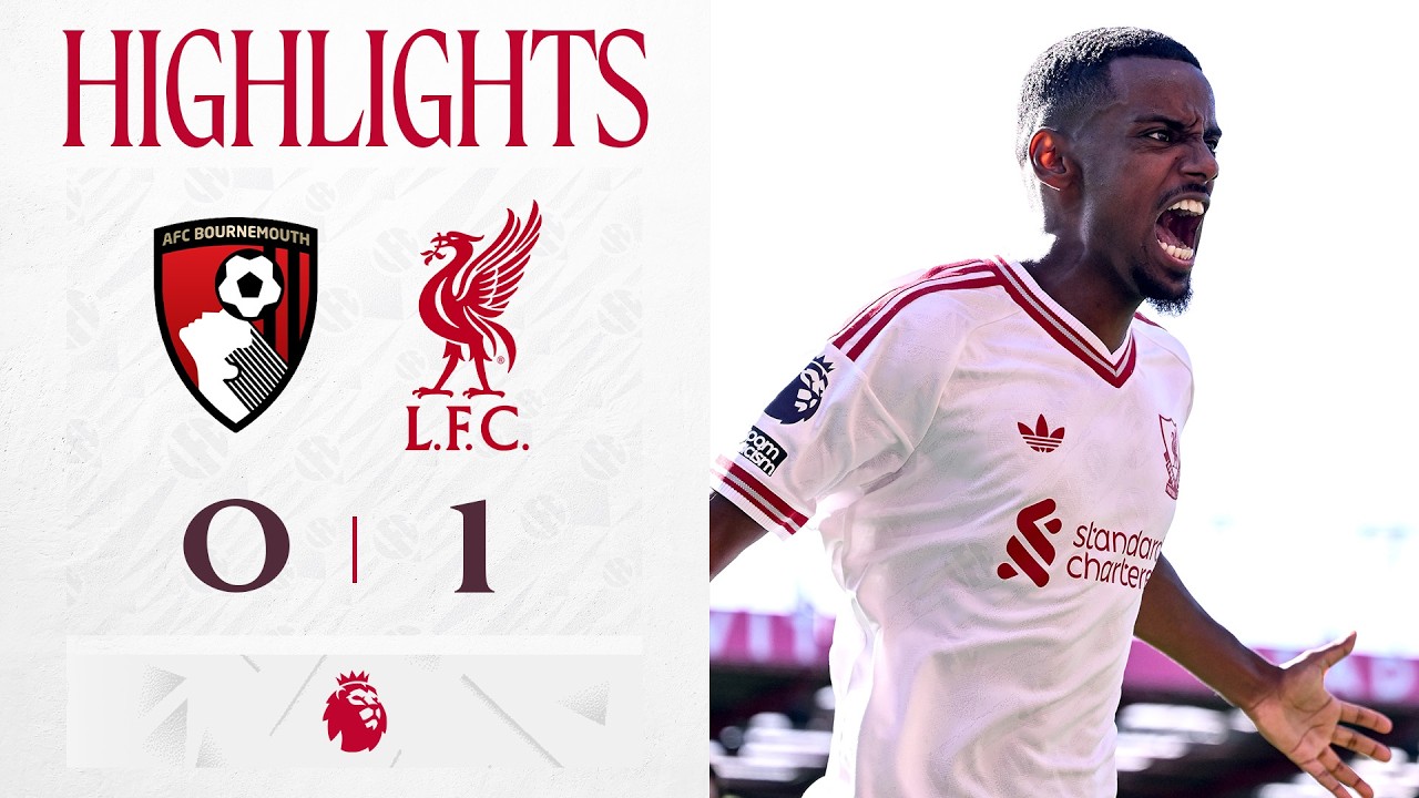 Skr&oacute;t meczu: Bournemouth 0-1 Liverpool | Gol Isaka! Premier League
