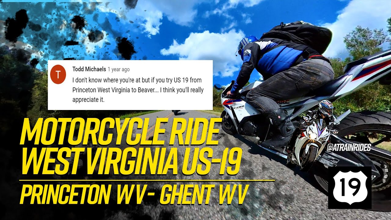 West Virginia US19 Motorcycle Ride Along