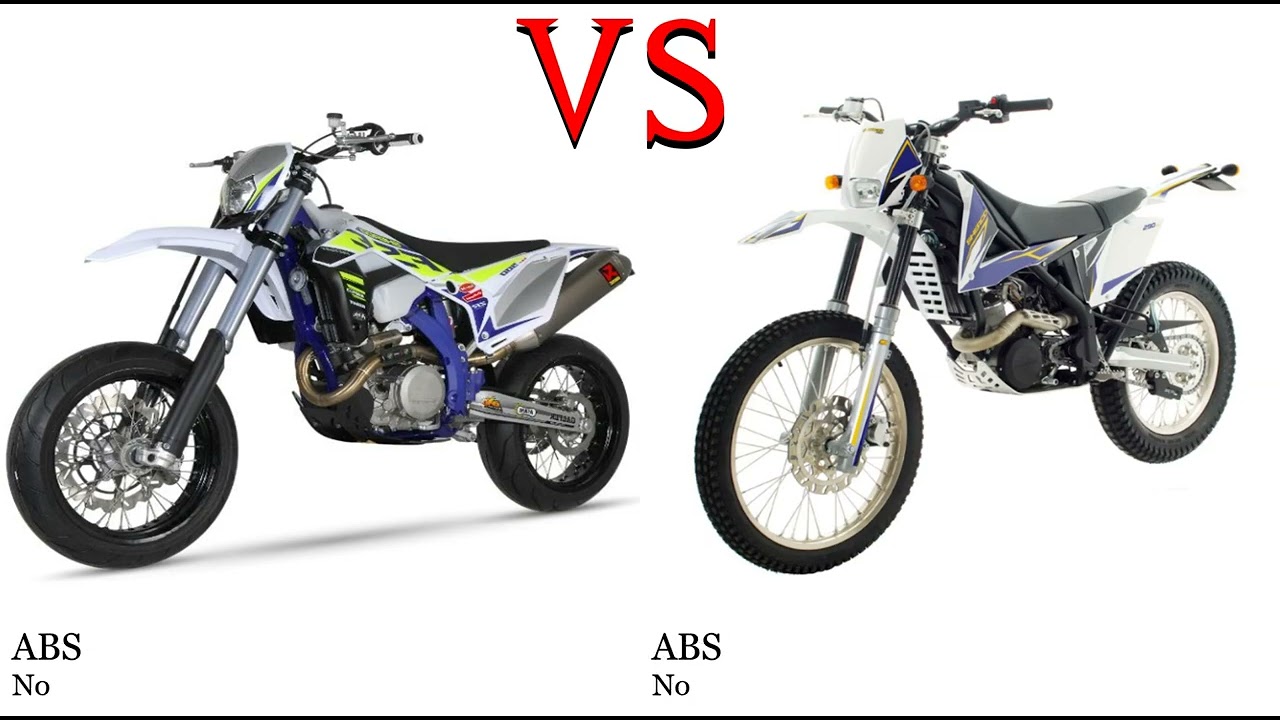 Sherco Supermotard 5 1 vs Sherco X Ride 125 Test specification comparison