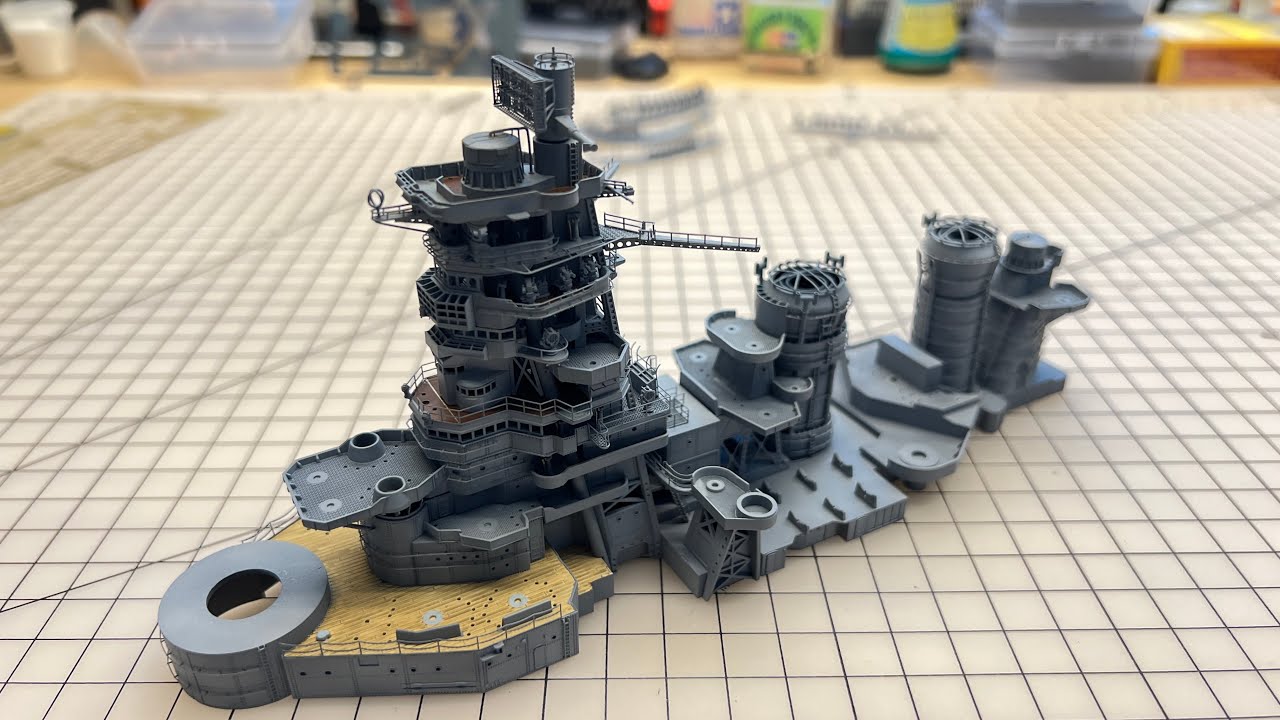 1/350 Border Kongo build stage1