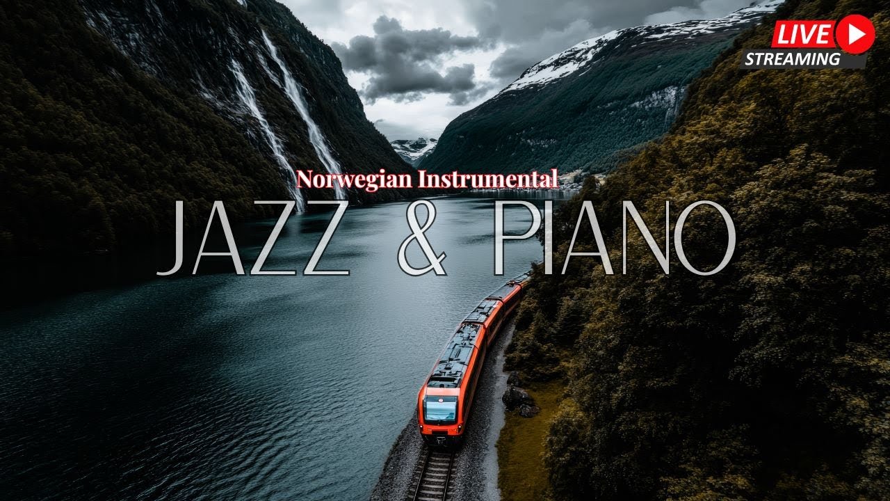 🎹 Relaxing Norwegian Jazz Piano | Instrumental for Peaceful Moments Live