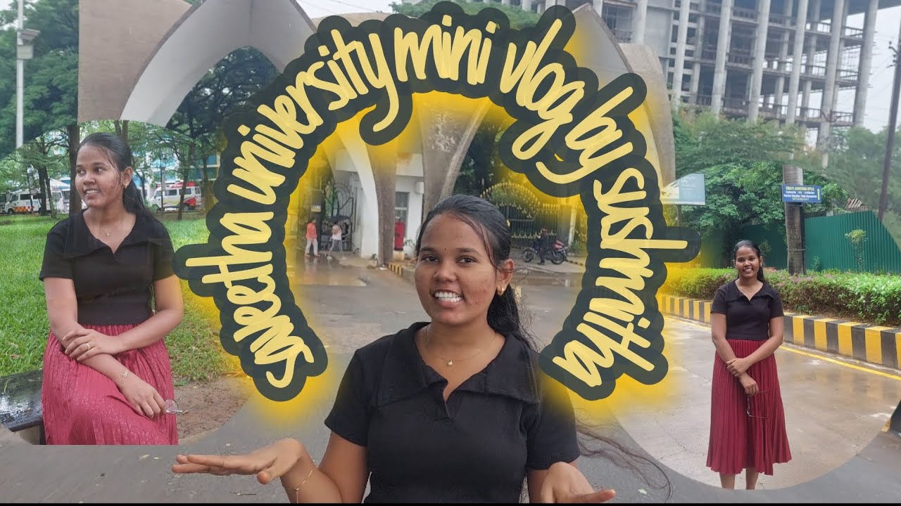 MY CLG VLOG||saveetha university 😍#telugu vlogs #college