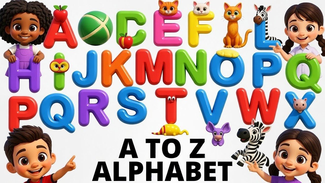 Alphabet A to Z for Kids 🔤 | ABC Learning with Pictures | Preschool & Kindergarten