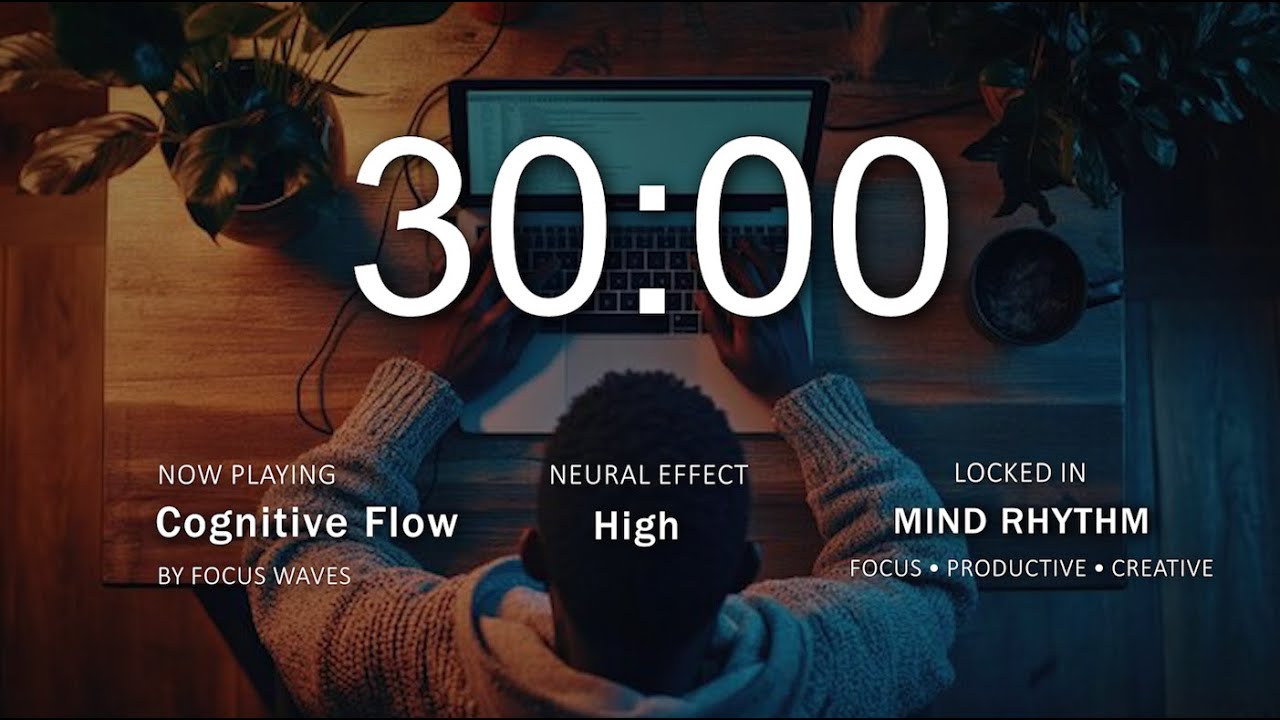30-Minute Focus Music 🎧: Electro Groovy Beats for Deep Work & Peak Productivity 🚀