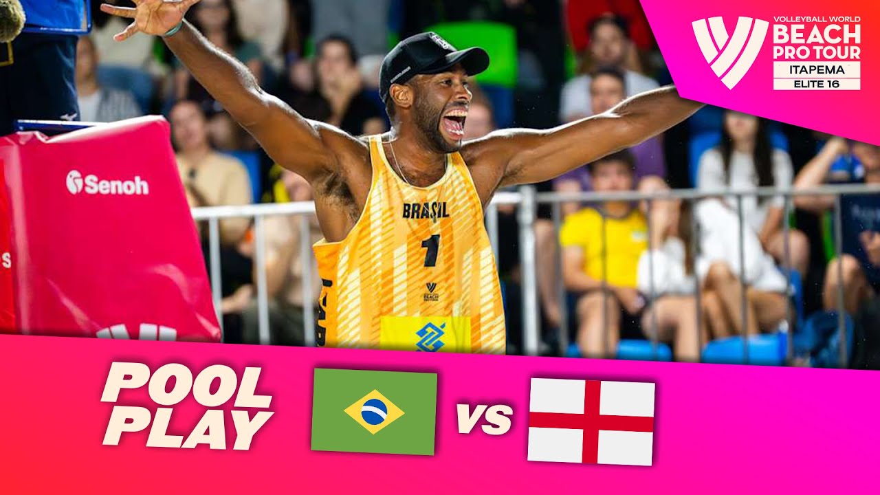 Evandro/Arthur vs. Bialokoz/Batrane - Pool Play Highlights | Itapema 2025 #BeachProTour